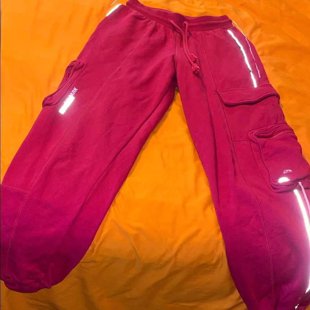 IVY PARK Red Track Pants with Reflective Stripes